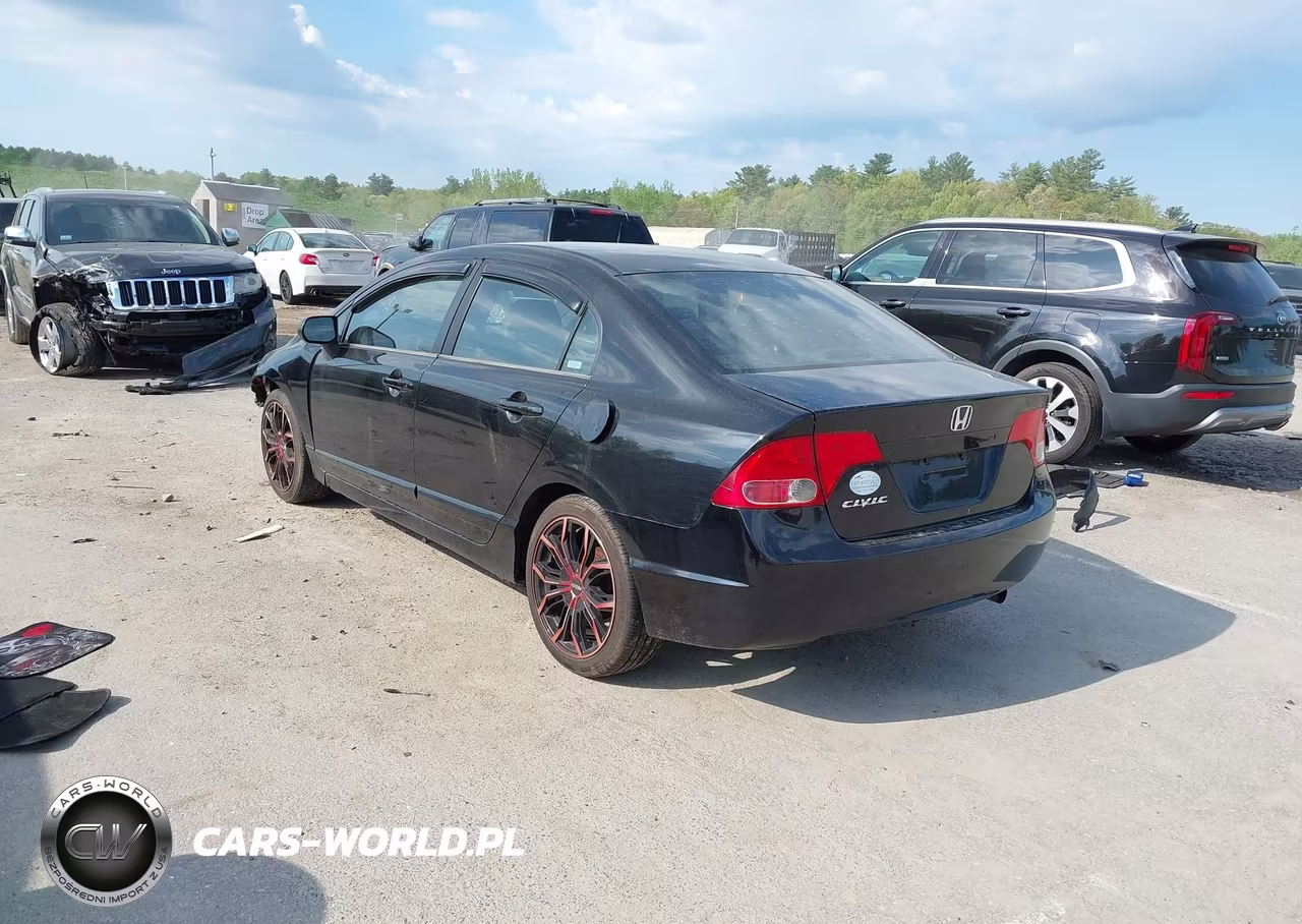 2007 Honda Civic Lx VIN:1HGFA165X7L002719 - 3
