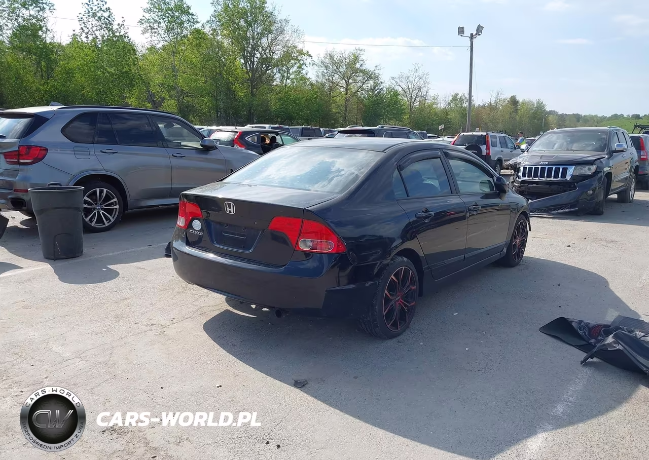 2007 Honda Civic Lx VIN:1HGFA165X7L002719 - 4