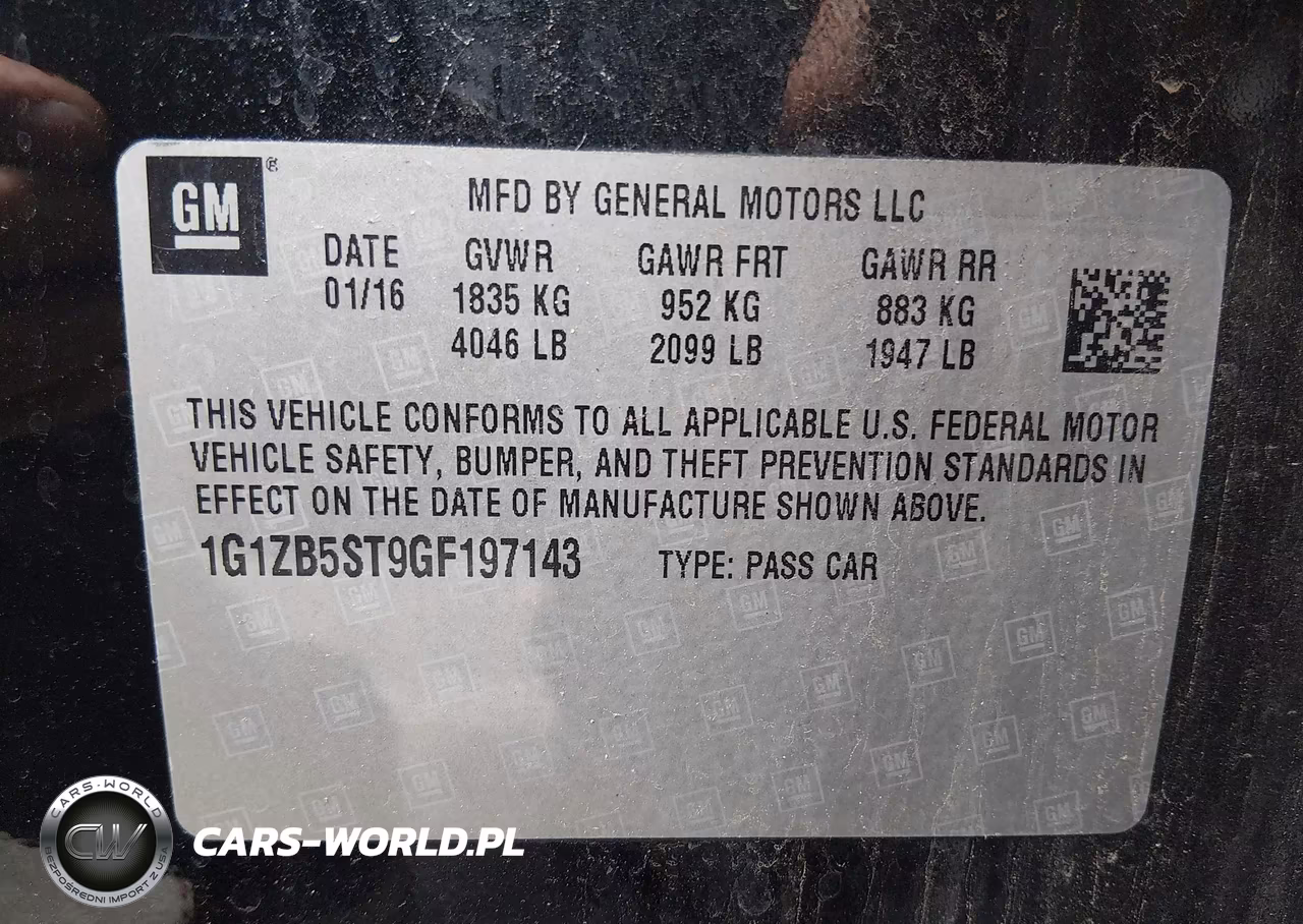 2016 Chevrolet Malibu Ls VIN:1G1ZB5ST9GF197143 - 9