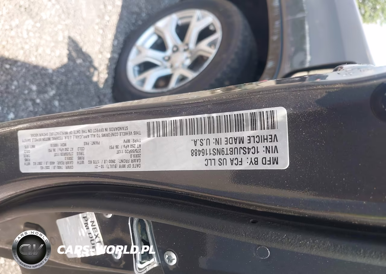2022 Jeep Wagoneer Series Ii 4X2 VIN:1C4SJUBT9NS116488 - 9