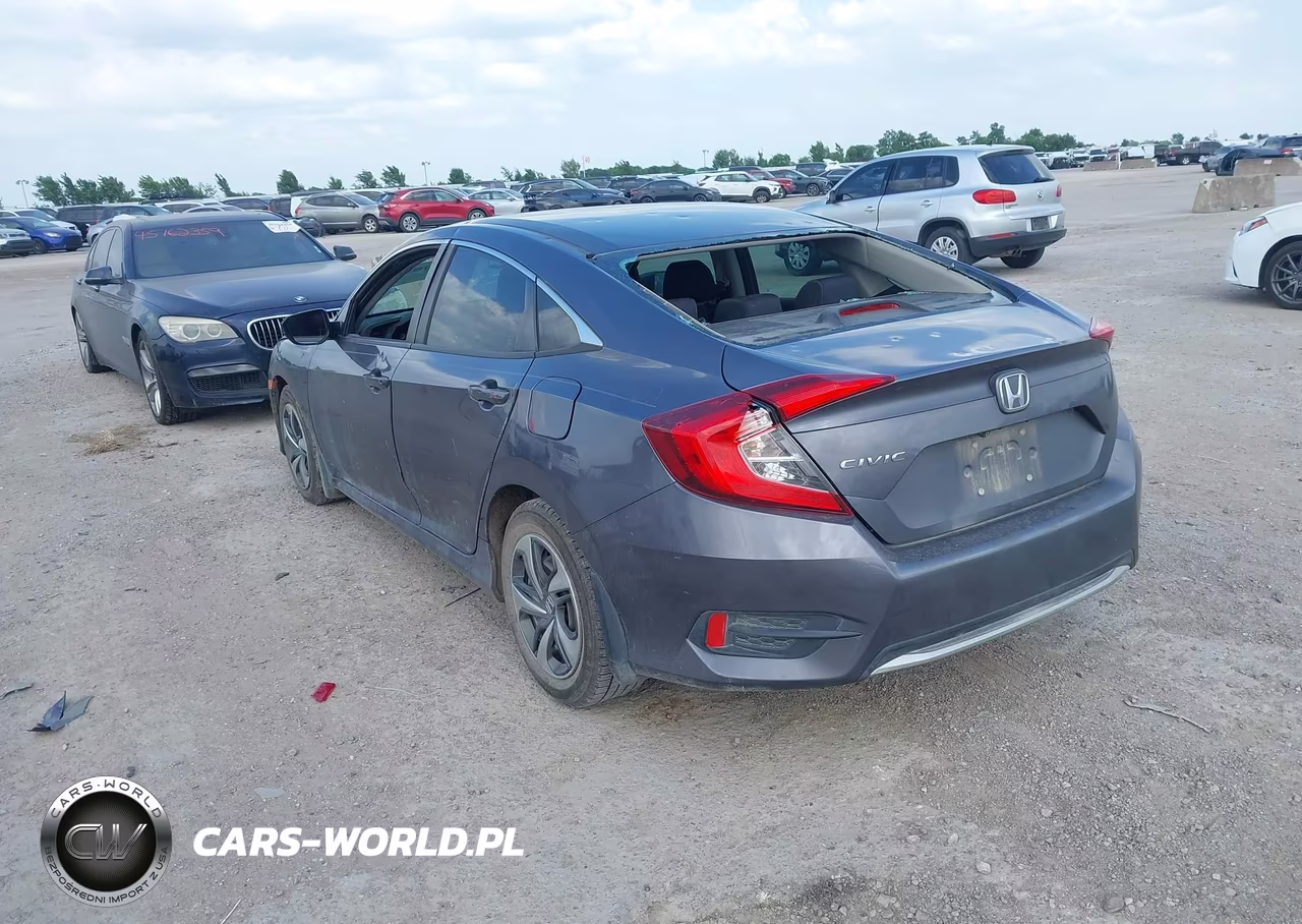 2020 Honda Civic Lx VIN:2HGFC2F63LH574473 - 3