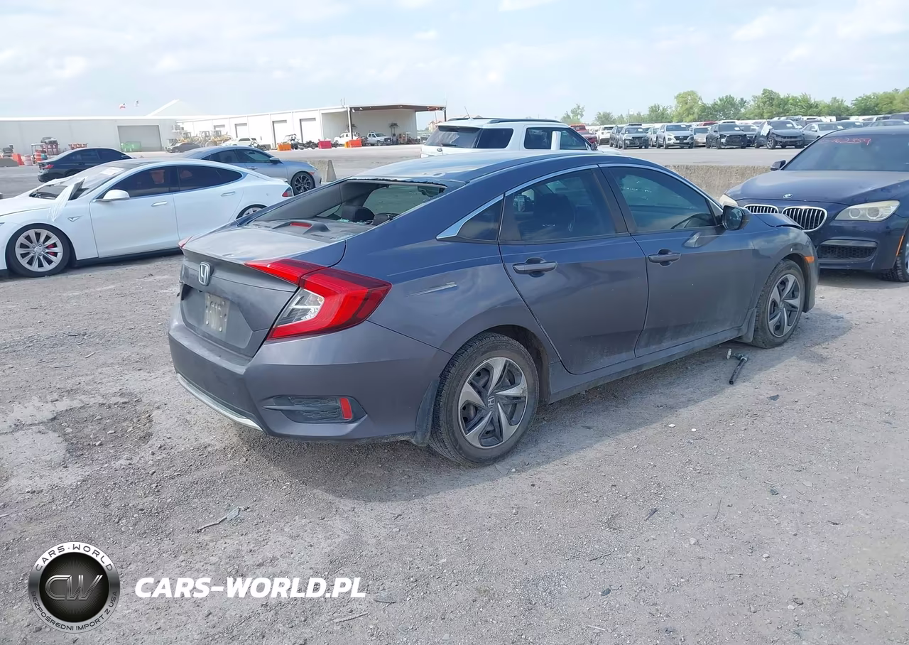2020 Honda Civic Lx VIN:2HGFC2F63LH574473 - 4