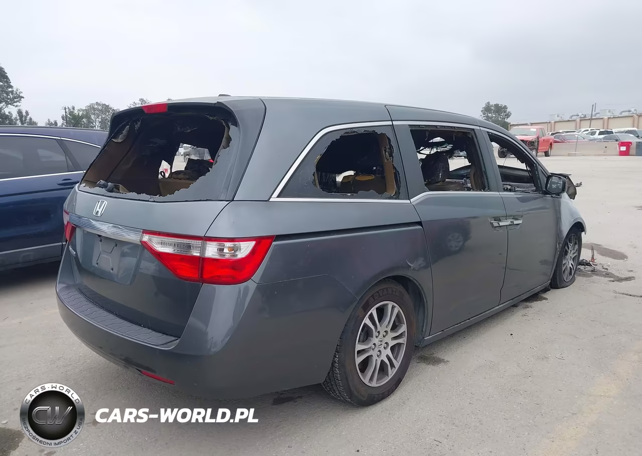 2011 Honda Odyssey Ex-L VIN:5FNRL5H66BB052659 - 4