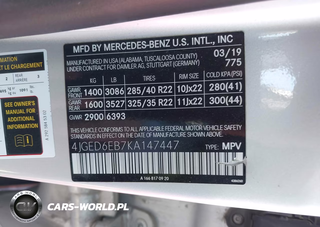 2019 Mercedes-Benz Amg Gle 43 Coupe 4Matic VIN:4JGED6EB7KA147447 - 9