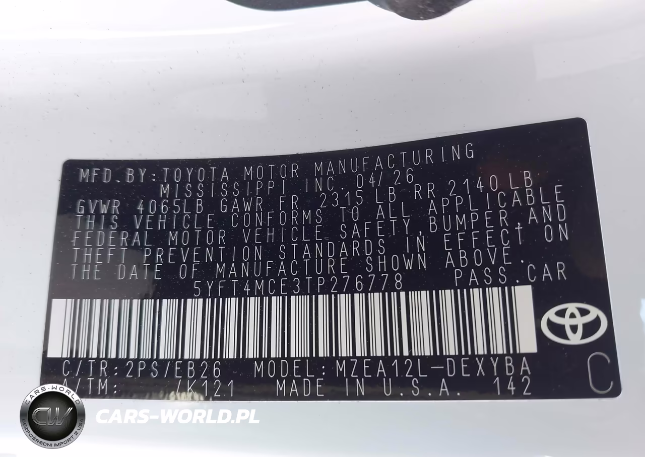 2026 Toyota Corolla Xse VIN:5YFT4MCE3TP276778 - 9