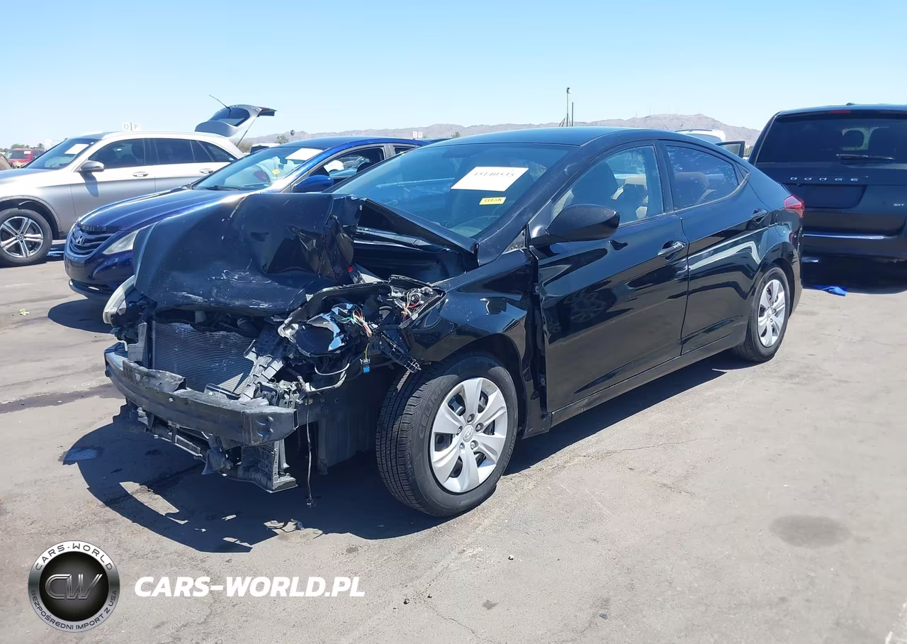 2016 Hyundai Elantra Se VIN:KMHDH4AE1GU646058 - 2