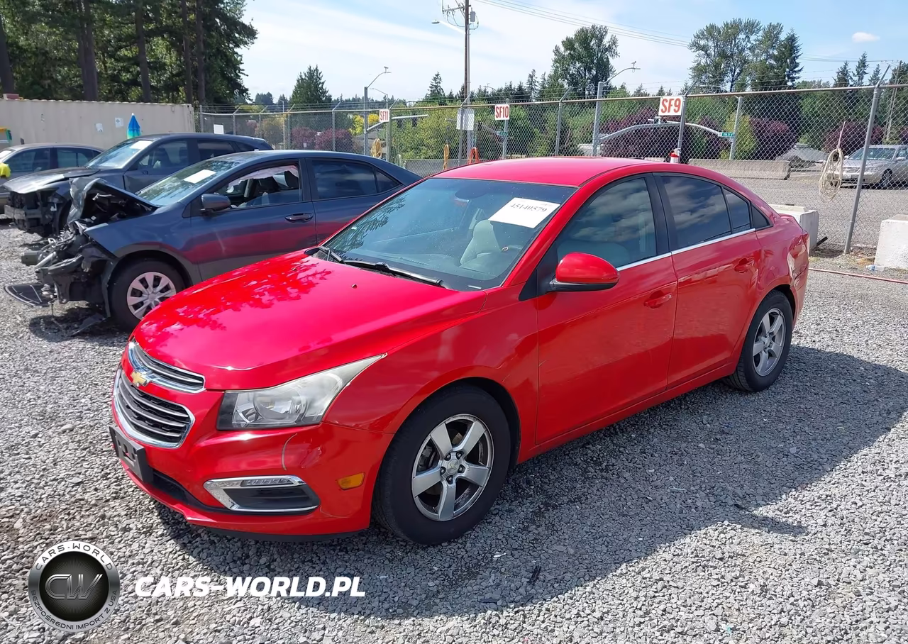 2015 Chevrolet Cruze 1Lt Auto VIN:1G1PC5SB1F7290999 - 2