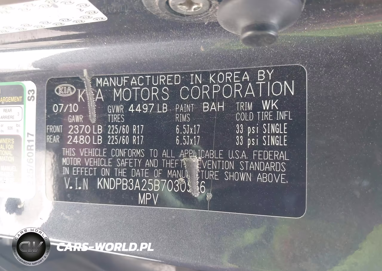 2011 Kia Sportage Lx VIN:KNDPB3A25B7030566 - 9