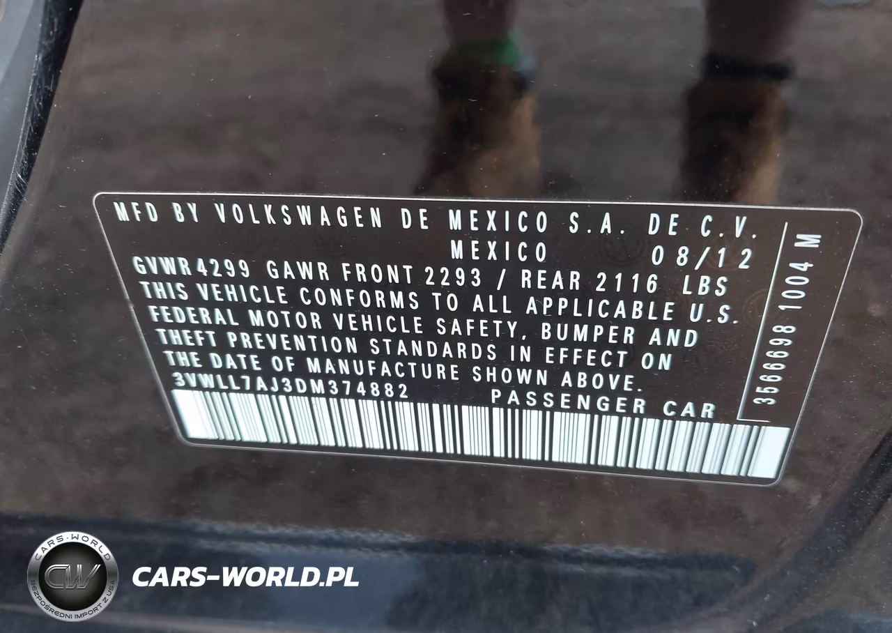 2013 Volkswagen Jetta 2.0L Tdi VIN:3VWLL7AJ3DM374882 - 9