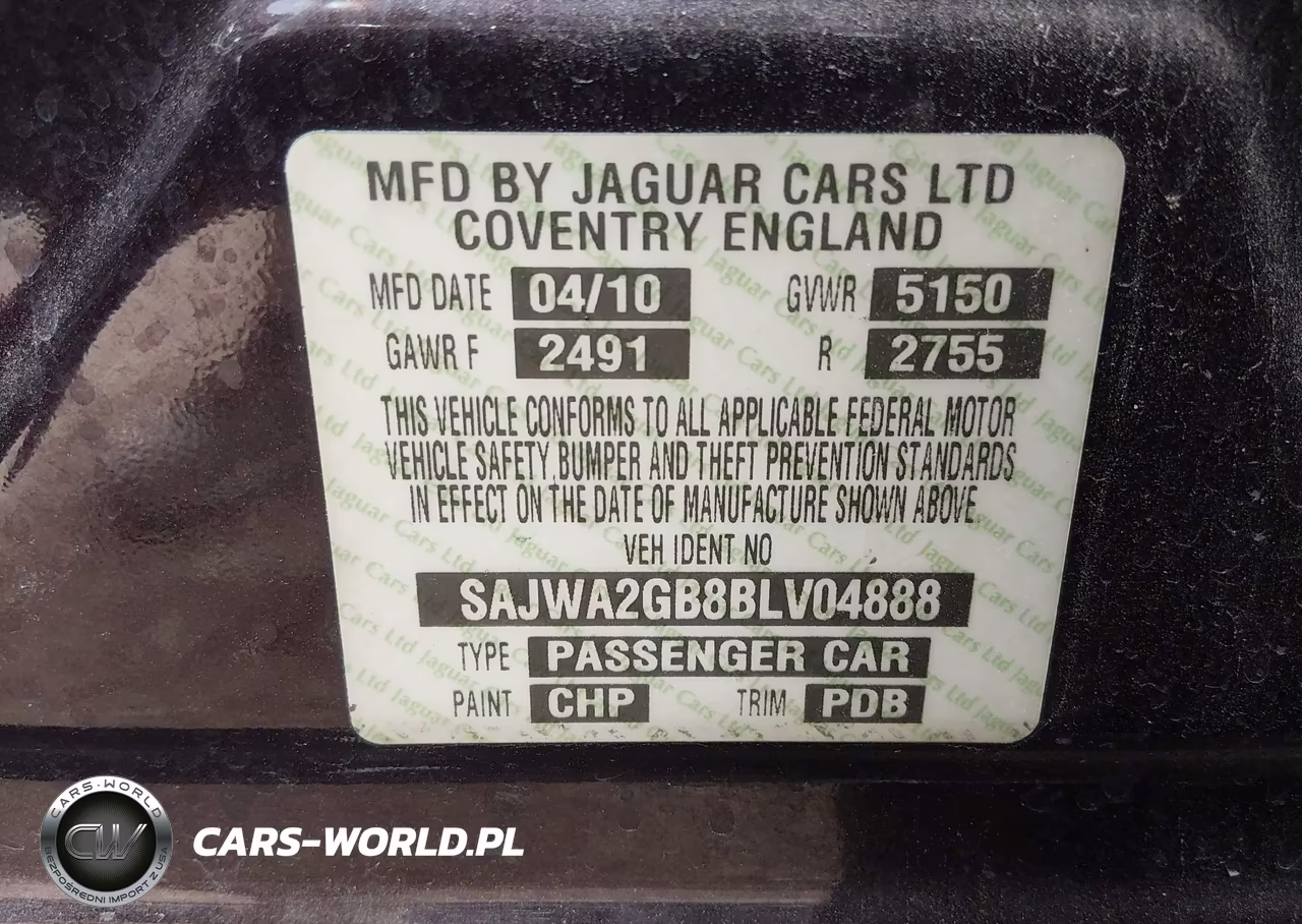 2011 Jaguar Xj Xjl VIN:SAJWA2GB8BLV04888 - 9