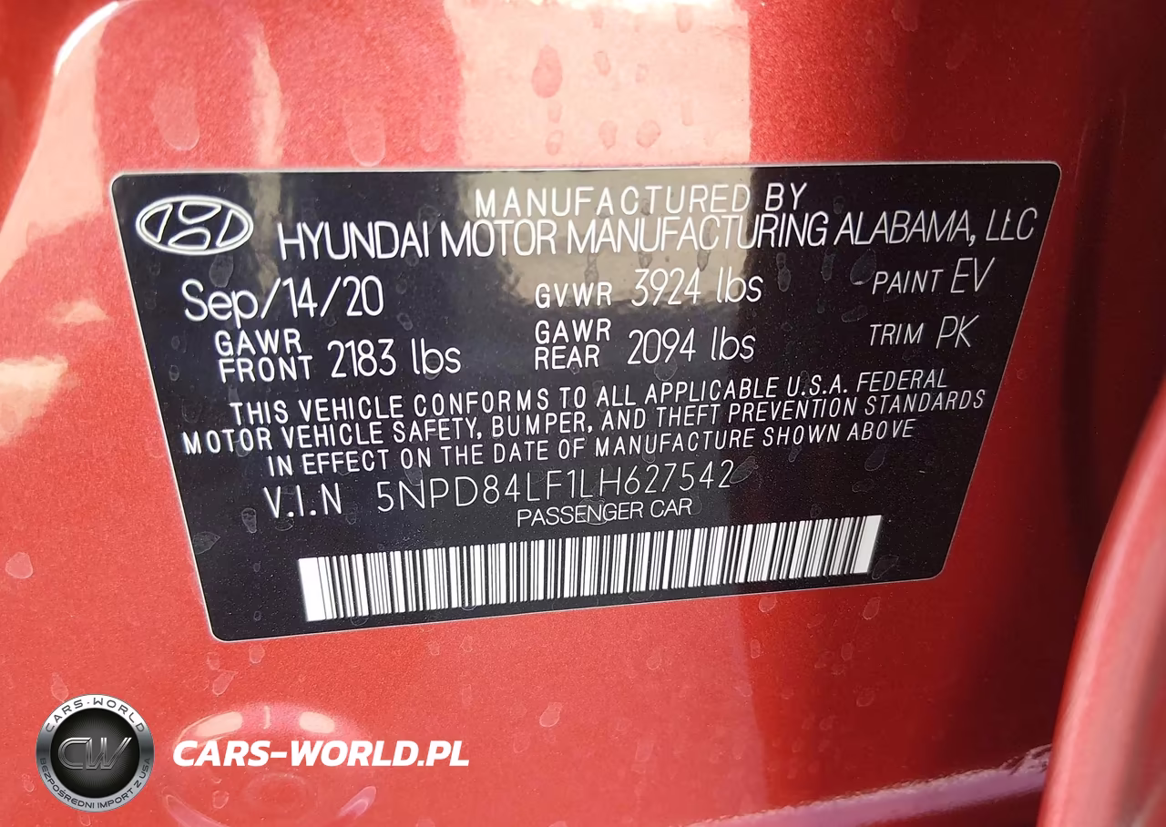 2020 Hyundai Elantra Sel VIN:5NPD84LF1LH627542 - 9