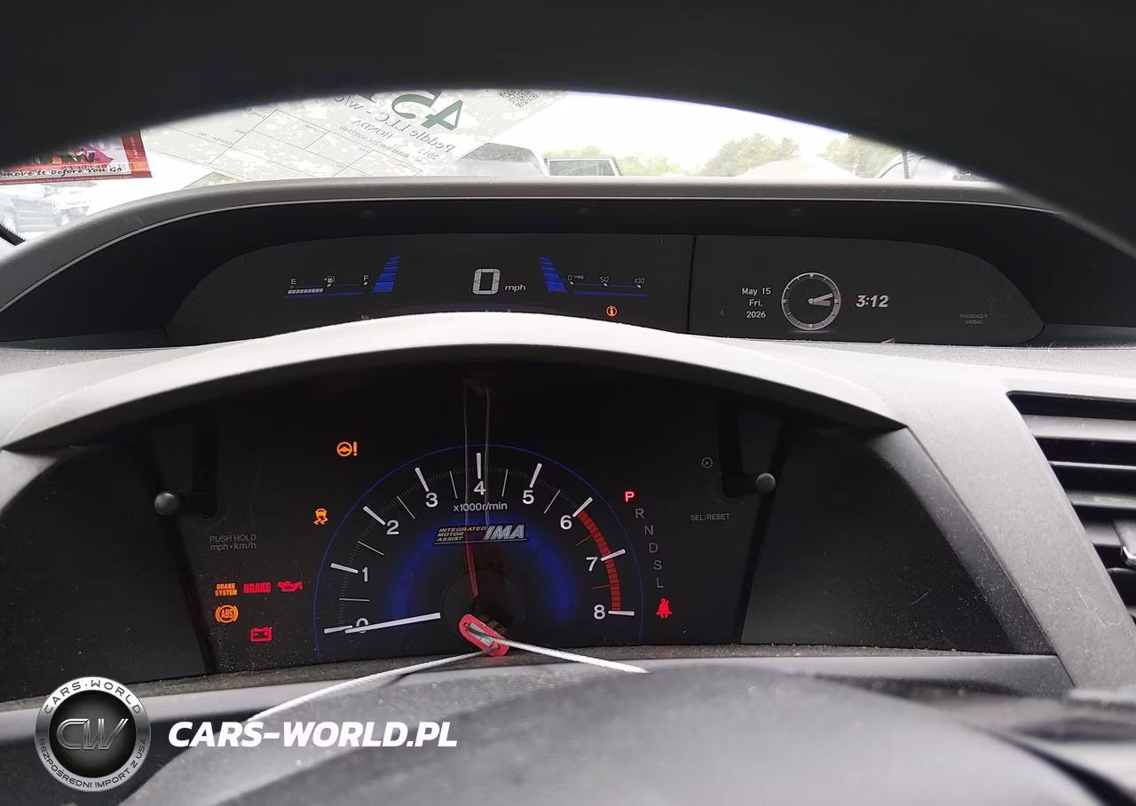 2012 Honda Civic Hybrid VIN:JHMFB4F21CS002349 - 7