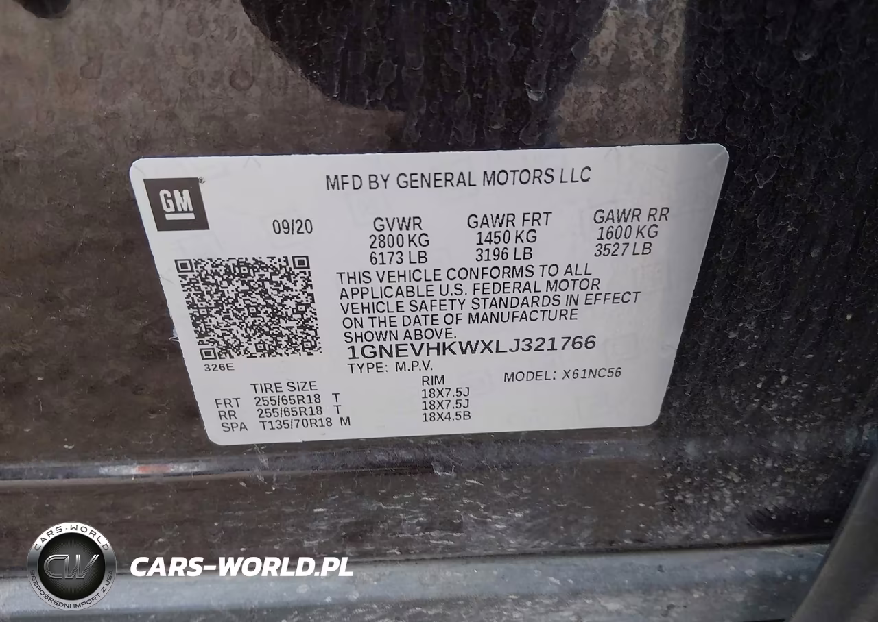 2020 Chevrolet Traverse Awd Lt Leather VIN:1GNEVHKWXLJ321766 - 9