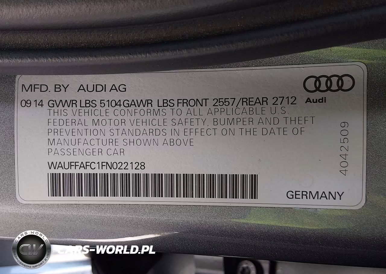 2015 Audi A6 2.0T Premium VIN:WAUFFAFC1FN022128 - 9
