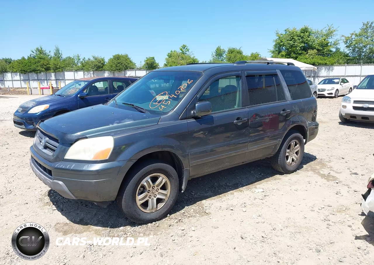 2004 Honda Pilot Ex-L VIN:2HKYF18614H590346 - 2