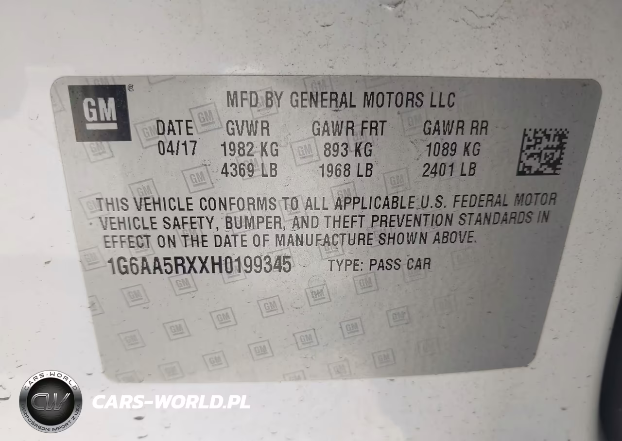 2017 Cadillac Ats Standard VIN:1G6AA5RXXH0199345 - 9