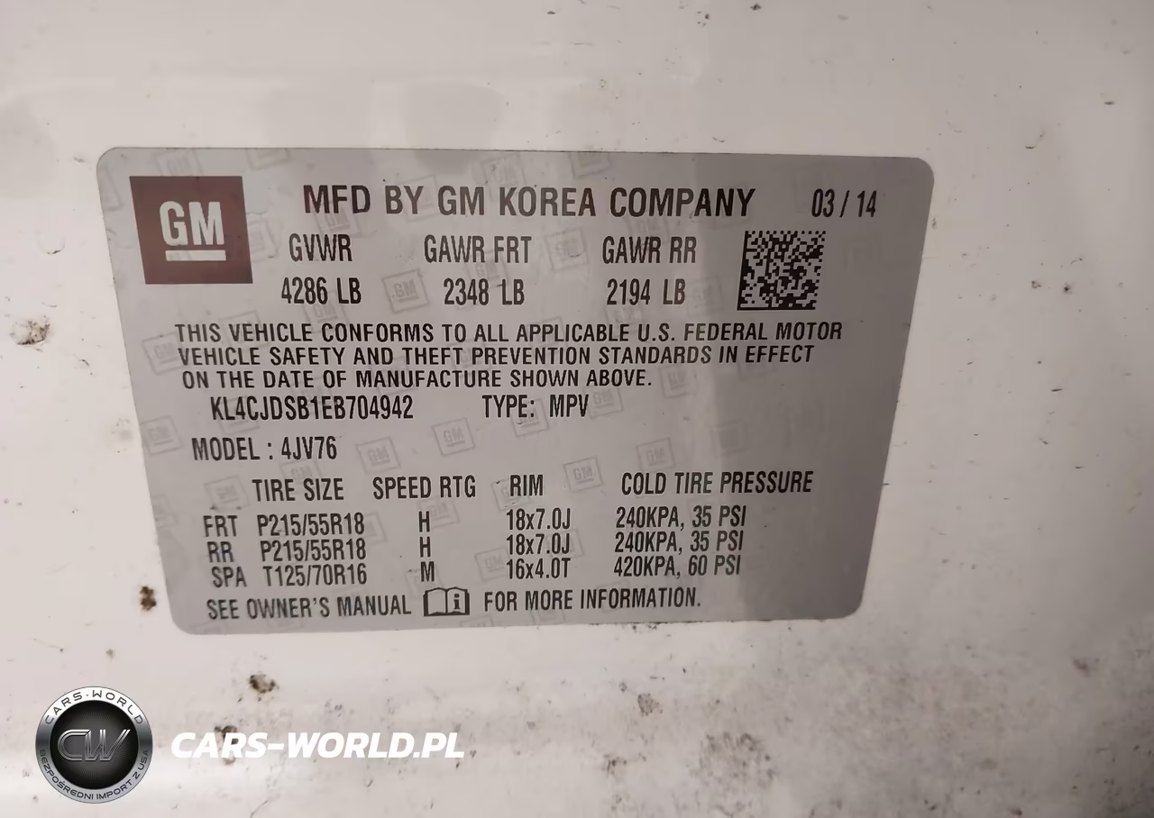 2014 Buick Encore Premium VIN:KL4CJDSB1EB704942 - 9