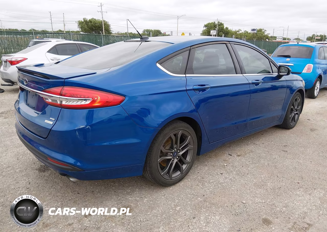 2018 Ford Fusion Se VIN:3FA6P0HD9JR224095 - 4