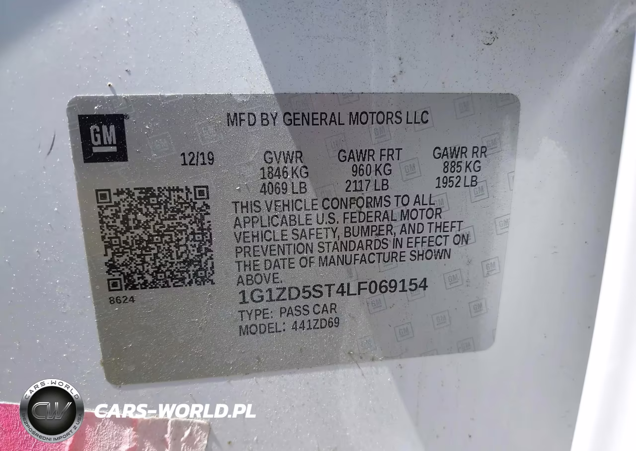 2020 Chevrolet Malibu Fwd Lt VIN:1G1ZD5ST4LF069154 - 9