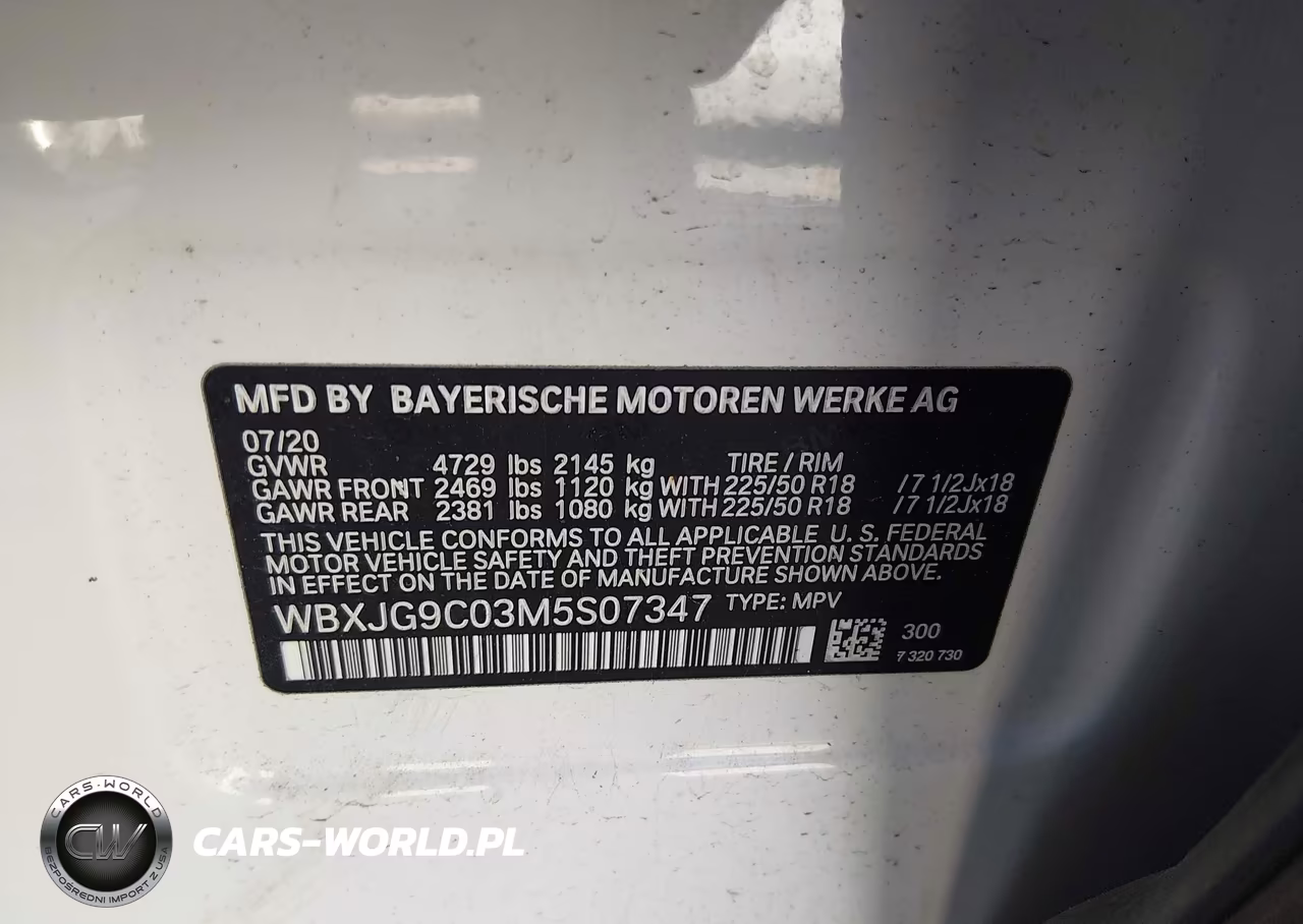 2021 BMW X1 xDrive28I VIN:WBXJG9C03M5S07347 - 9