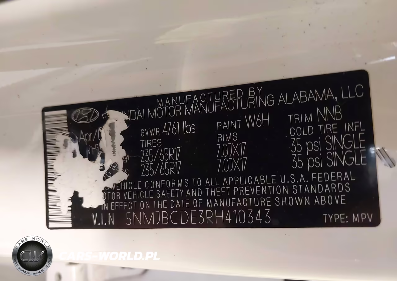 2024 Hyundai Tucson Sel VIN:5NMJBCDE3RH410343 - 9