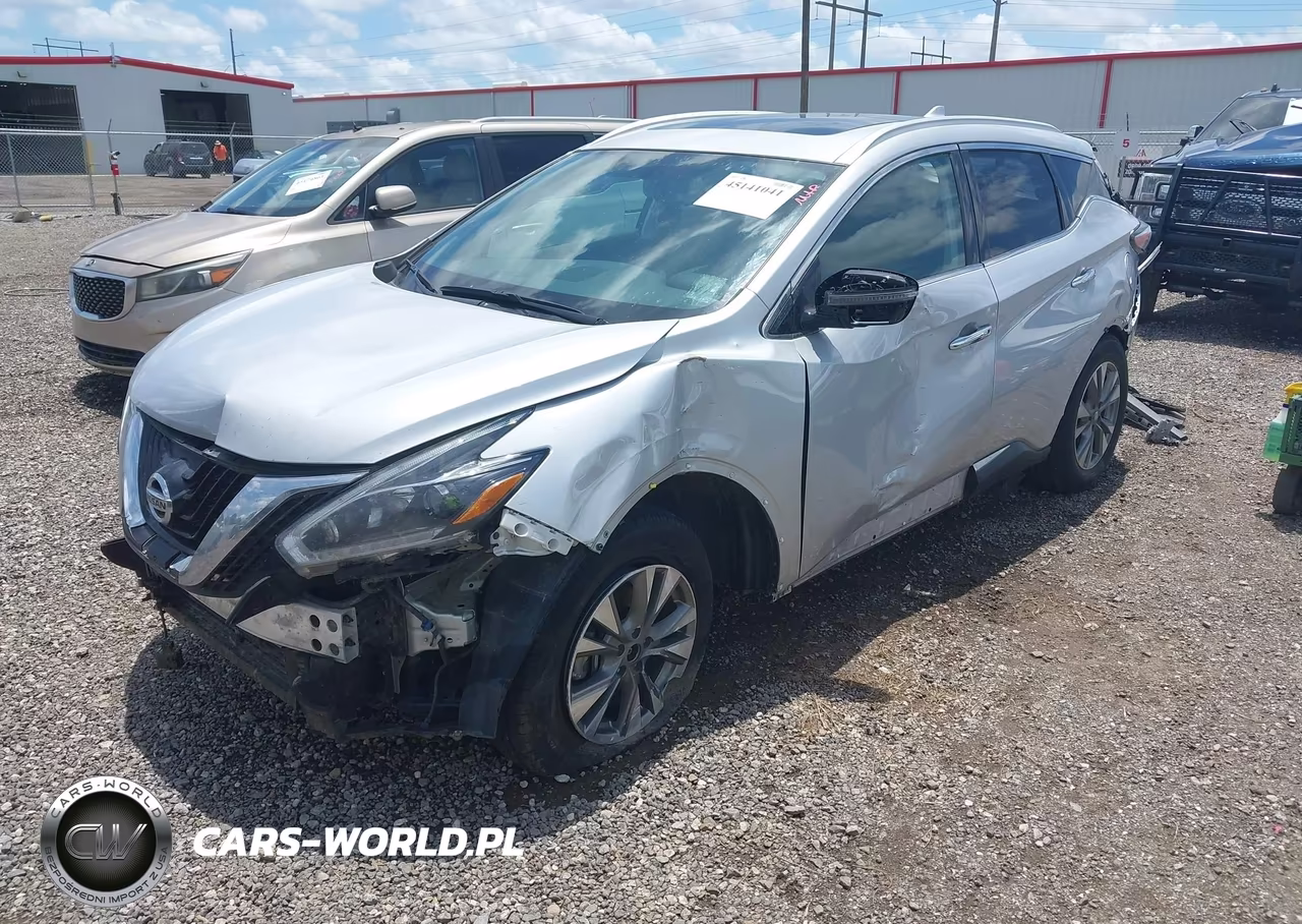 2018 Nissan Murano Sl VIN:5N1AZ2MG0JN177709 - 2