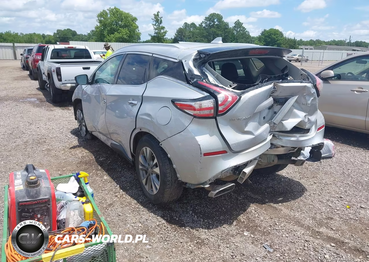 2018 Nissan Murano Sl VIN:5N1AZ2MG0JN177709 - 3