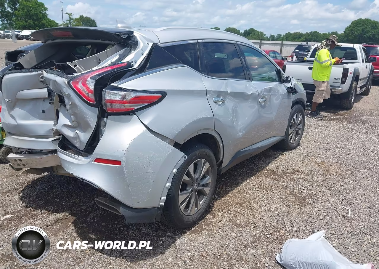 2018 Nissan Murano Sl VIN:5N1AZ2MG0JN177709 - 4