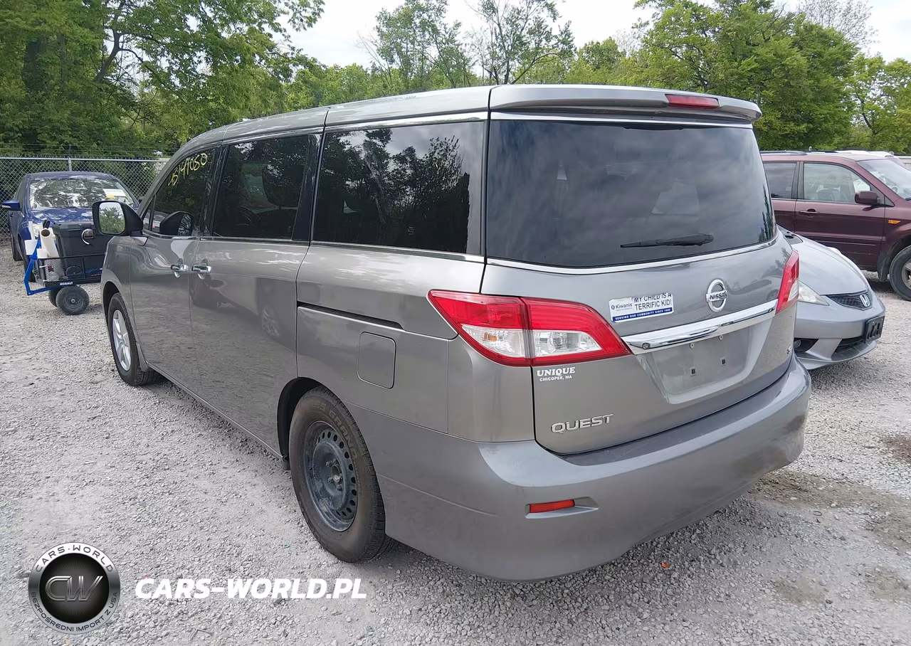 2012 Nissan Quest S VIN:JN8AE2KP5C9036413 - 3
