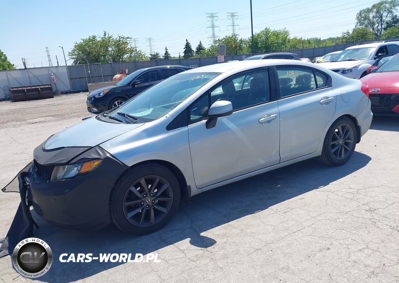 2012 Honda Civic Lx VIN:2HGFB2F50CH595369 - 2