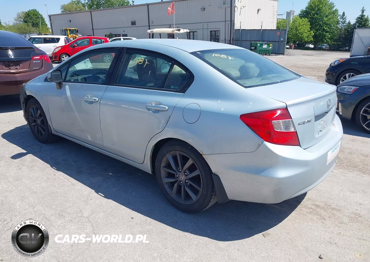 2012 Honda Civic Lx VIN:2HGFB2F50CH595369 - 3