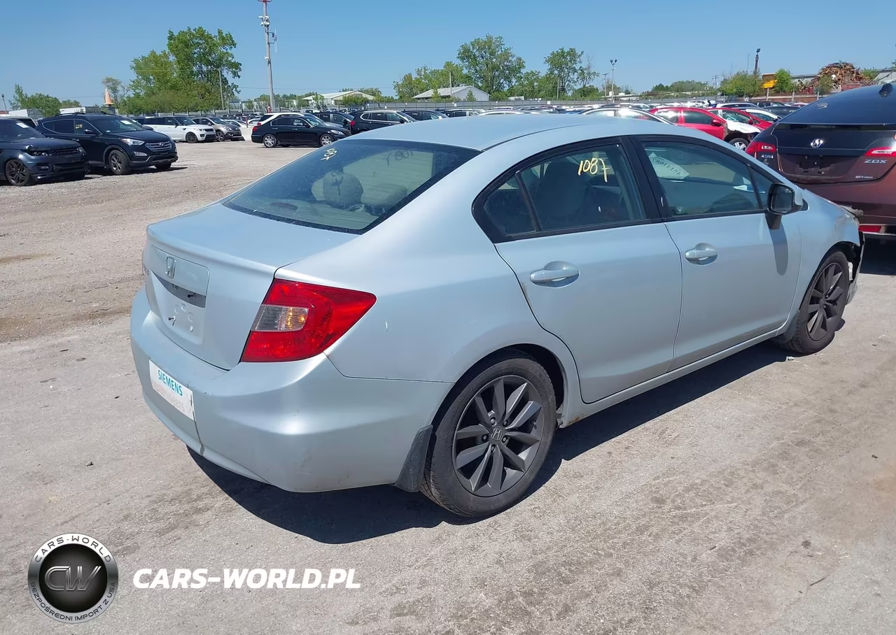 2012 Honda Civic Lx VIN:2HGFB2F50CH595369 - 4
