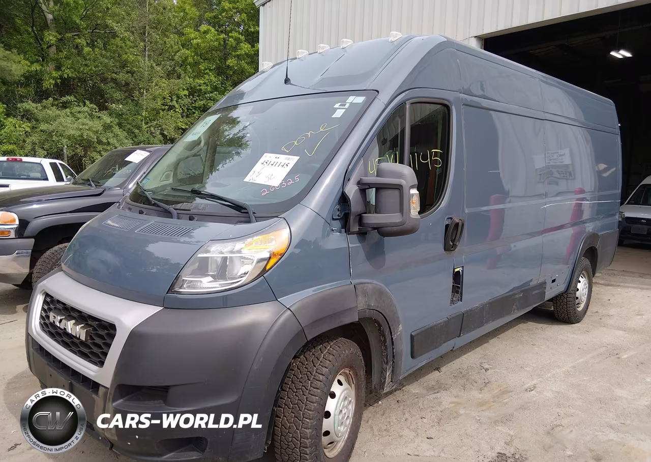 2020 Ram Promaster 3500 Cargo Van High Roof 159 Wb Ext VIN:3C6URVJG8LE124780 - 2