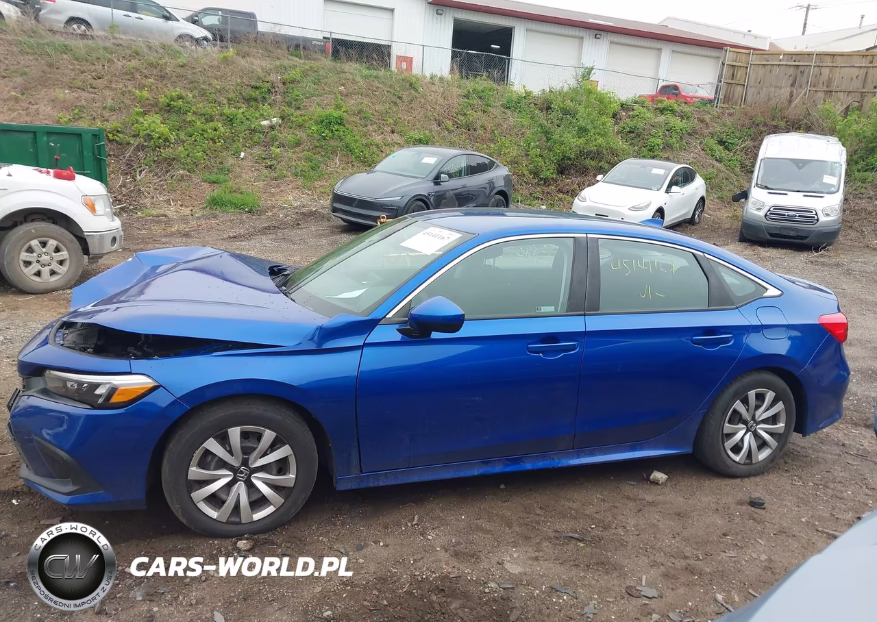 2022 Honda Civic Lx VIN:2HGFE2F24NH528497 - 14