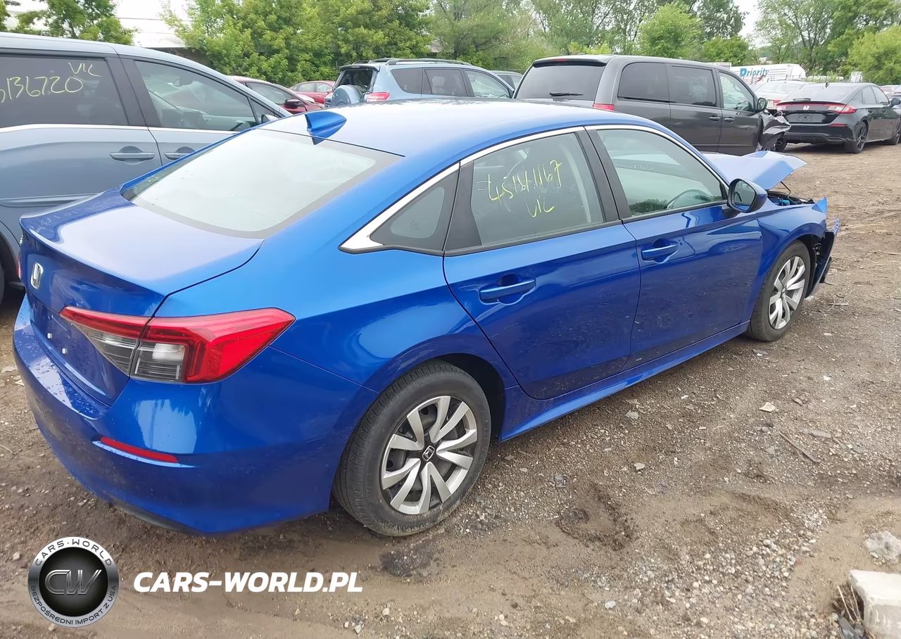 2022 Honda Civic Lx VIN:2HGFE2F24NH528497 - 4