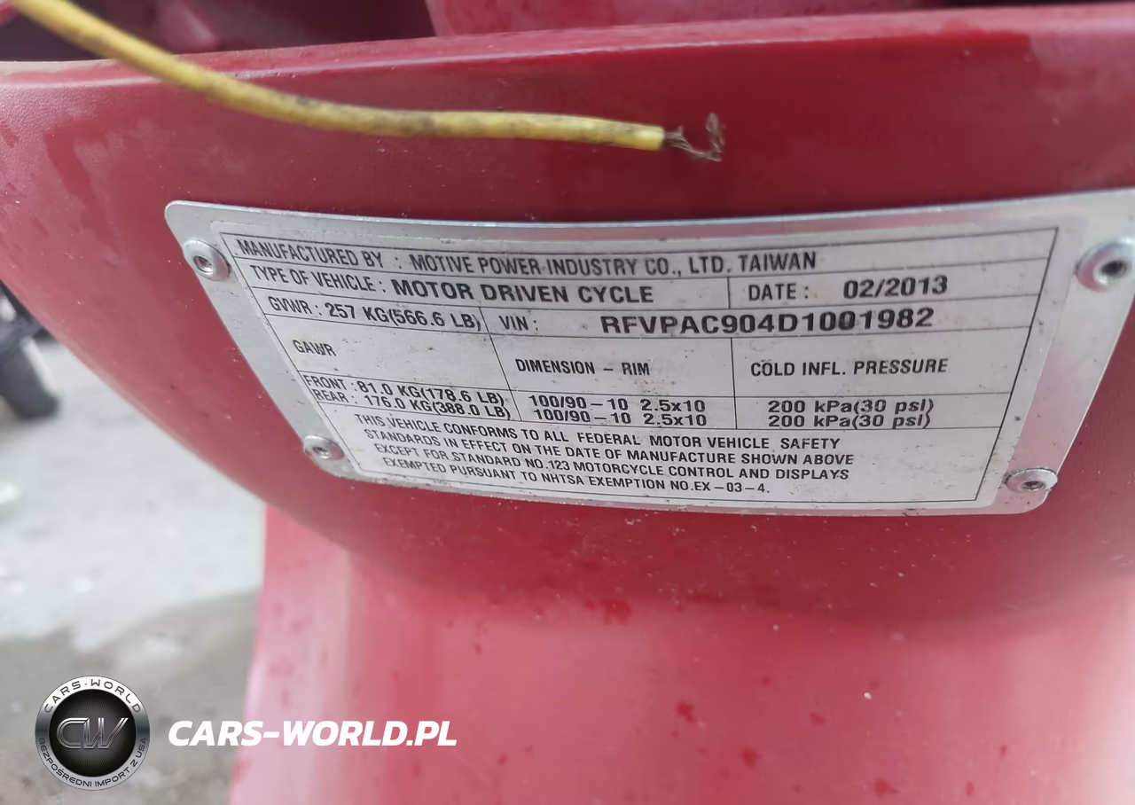 2013 Genuine Scooter Co. Buddy 170I VIN:RFVPAC904D1001982 - 10