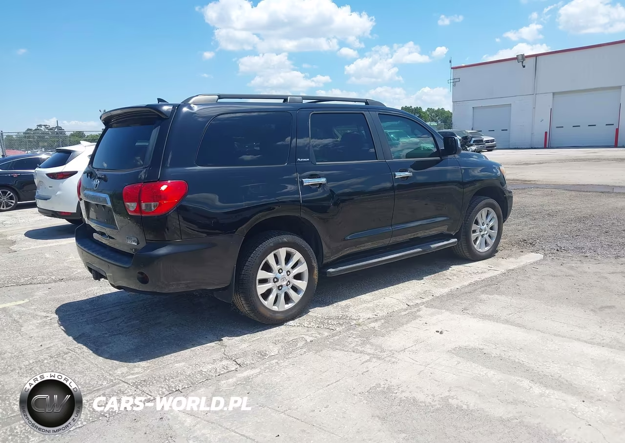 2011 Toyota Sequoia Platinum 5.7L V8 VIN:5TDYY5G11BS035332 - 4