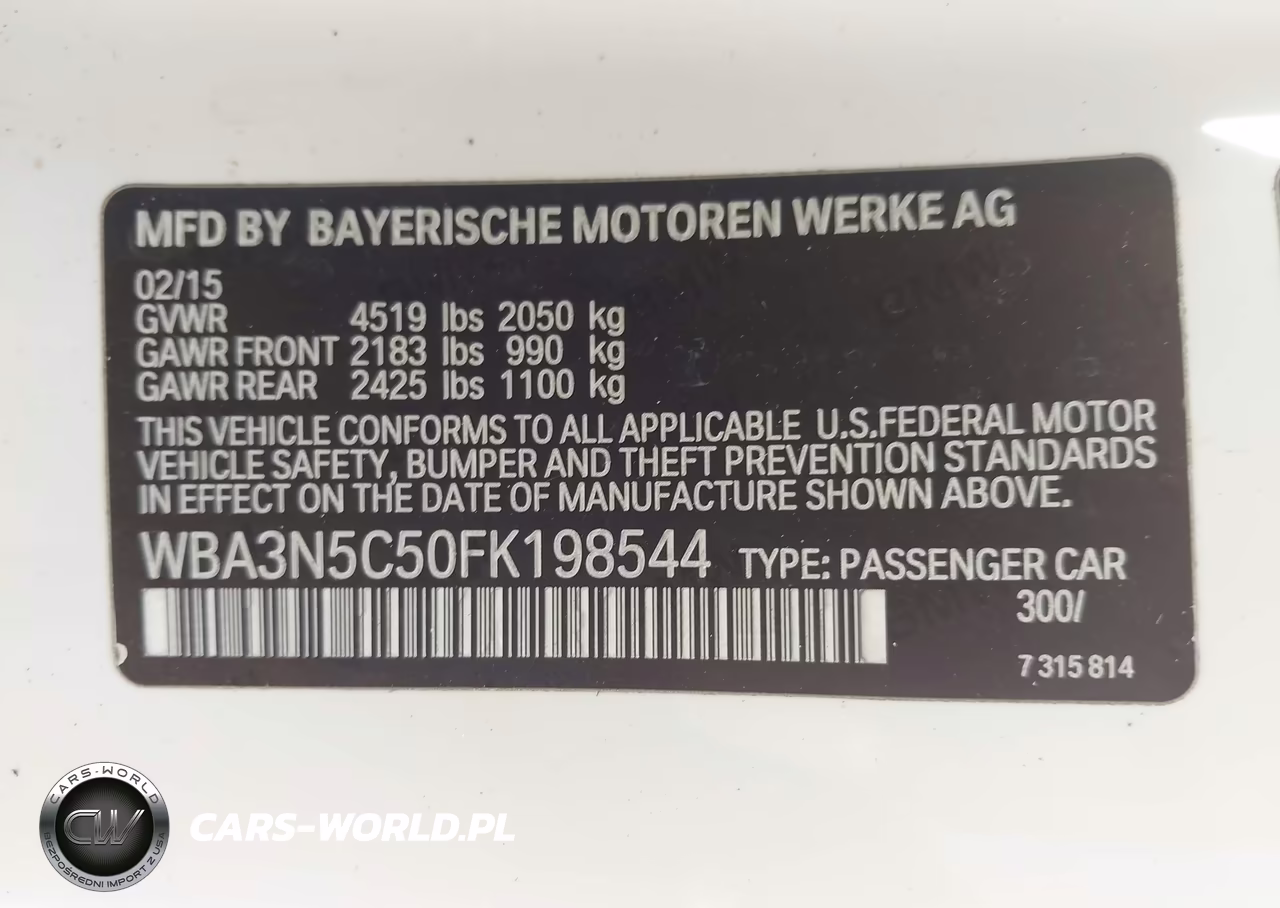 2015 BMW 428I xDrive VIN:WBA3N5C50FK198544 - 9