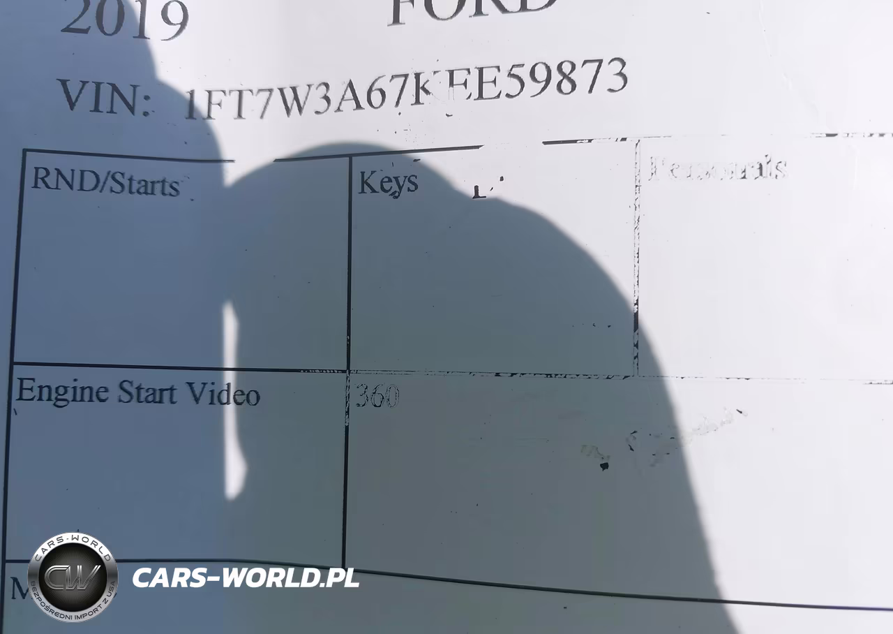 2019 Ford F-350 Xl VIN:1FT7W3A67KEE59873 - 9
