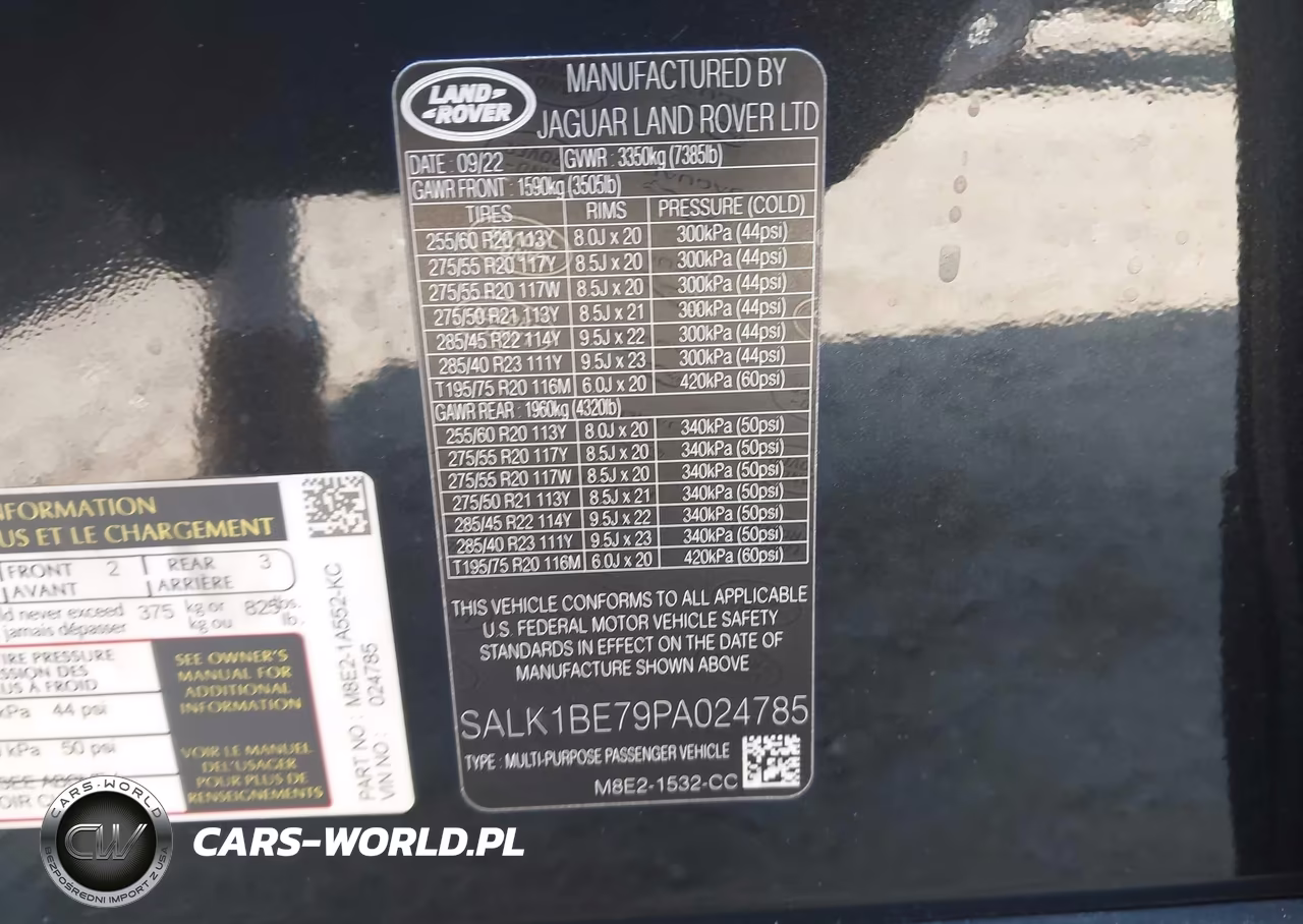 2023 Land Rover Range Rover Autobiography-Autobiography 7 Seat VIN:SALK1BE79PA024785 - 9
