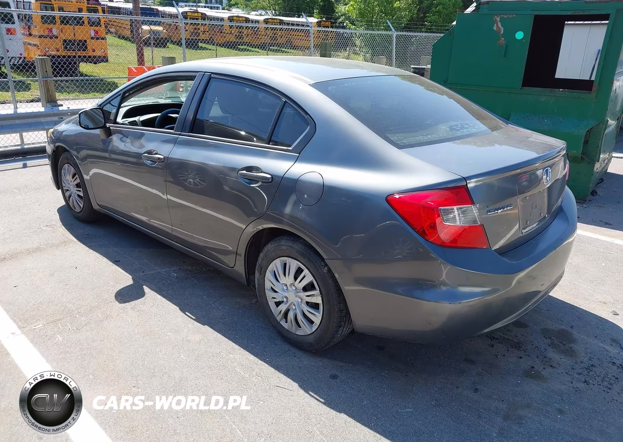 2012 Honda Civic Lx VIN:19XFB2F54CE376442 - 3
