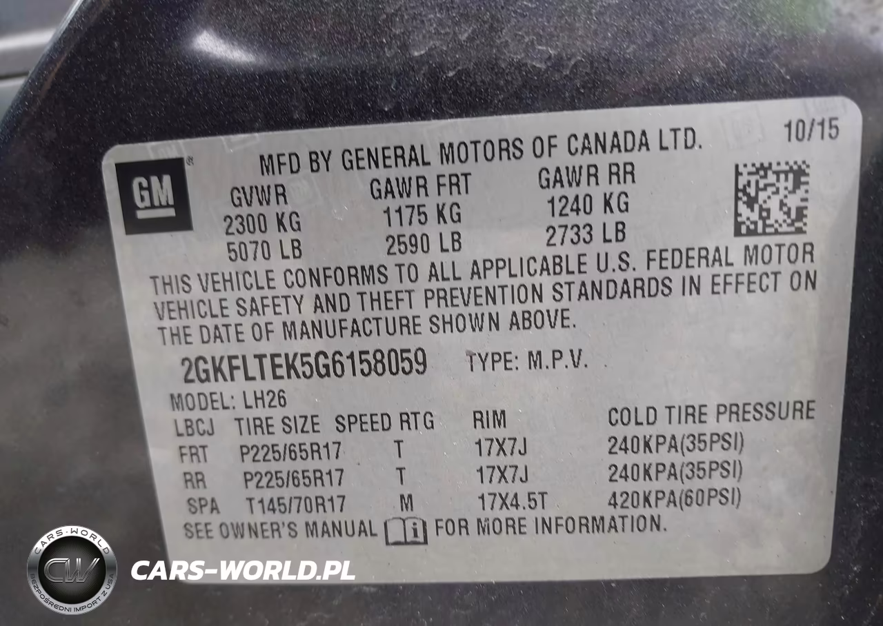 2016 GMC Terrain Sle-2 VIN:2GKFLTEK5G6158059 - 9