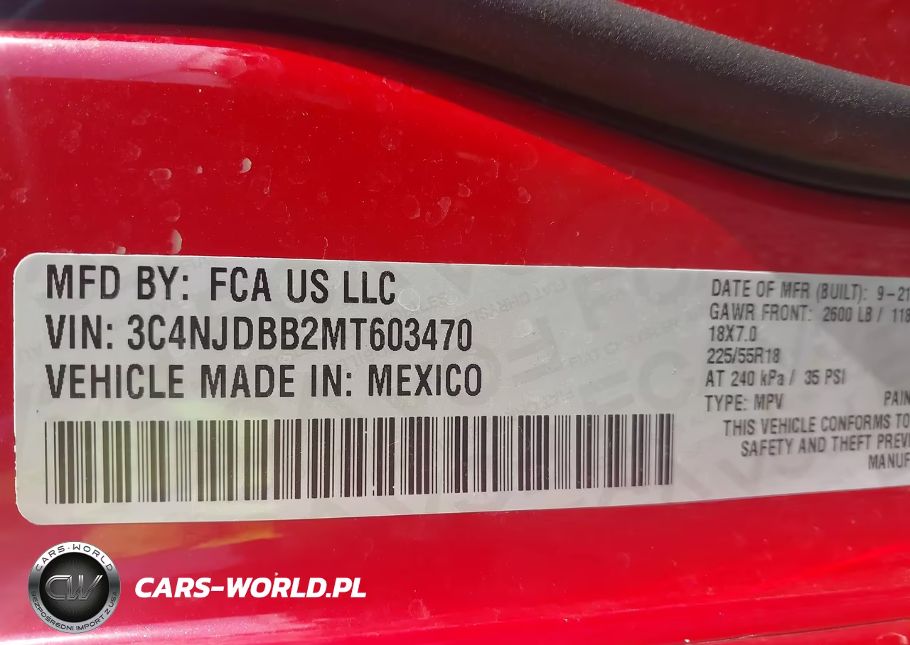 2021 Jeep Compass Altitude 4X4 VIN:3C4NJDBB2MT603470 - 9