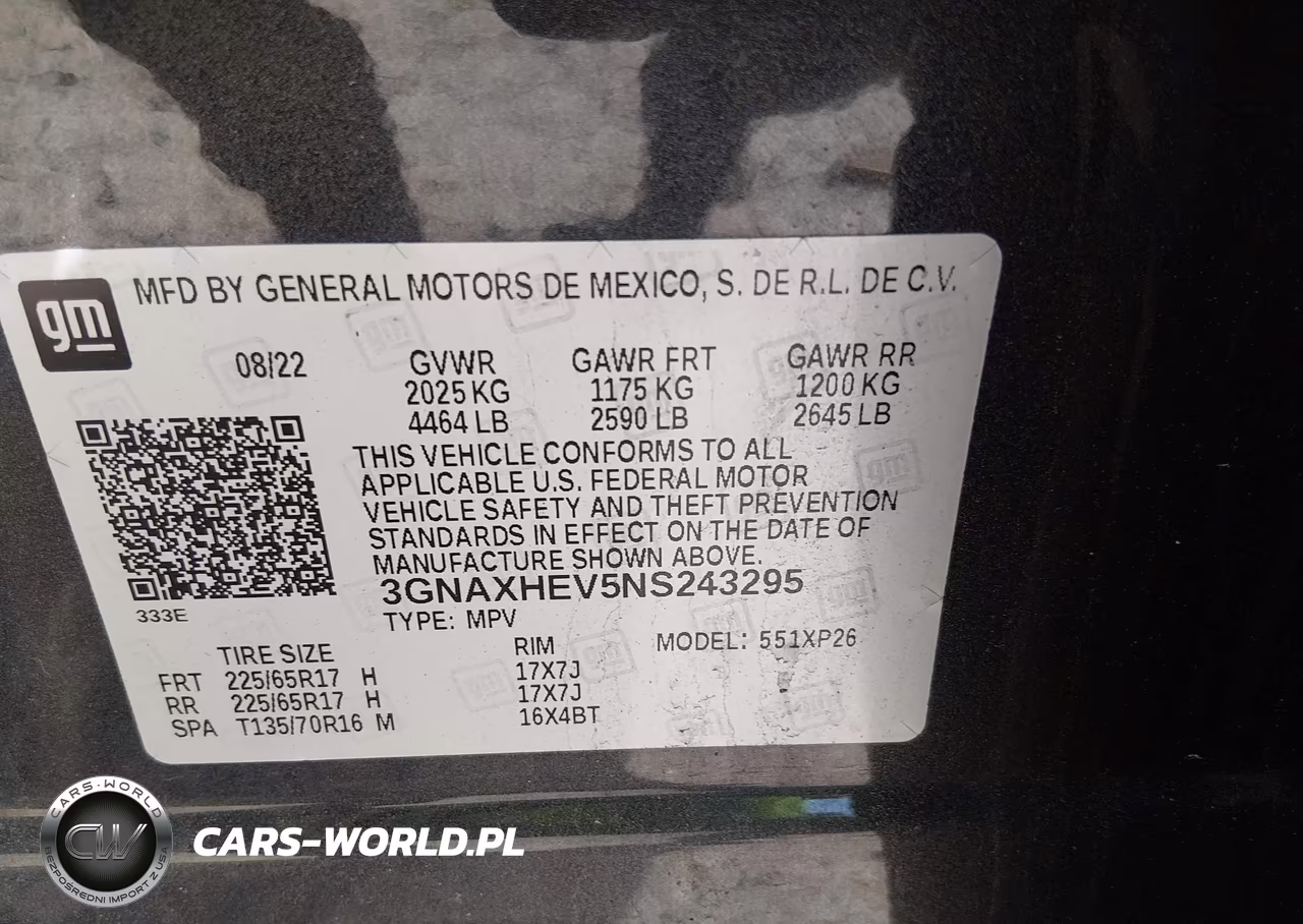 2022 Chevrolet Equinox Fwd Ls VIN:3GNAXHEV5NS243295 - 9