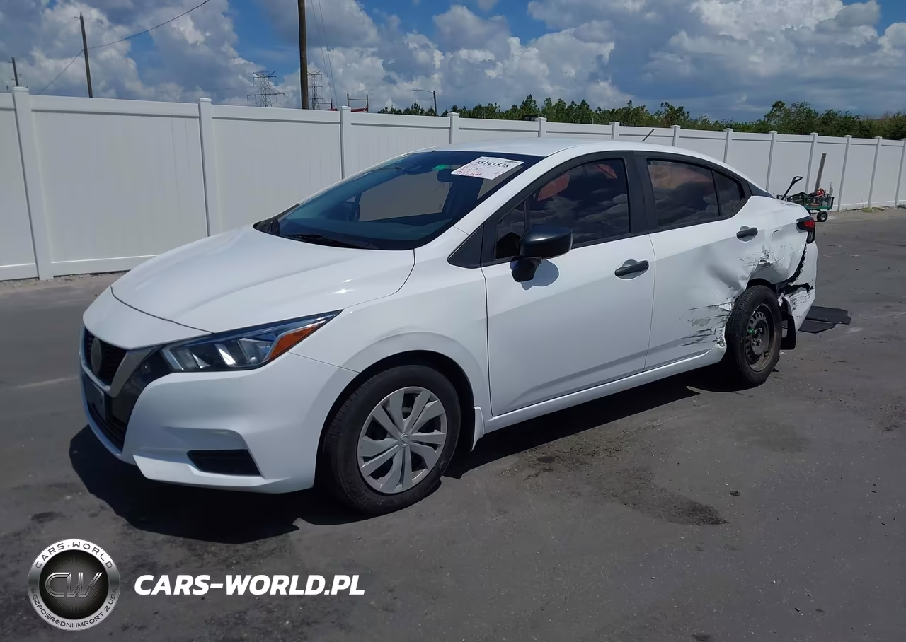 2020 Nissan Versa S Xtronic Cvt VIN:3N1CN8DV5LL916301 - 2