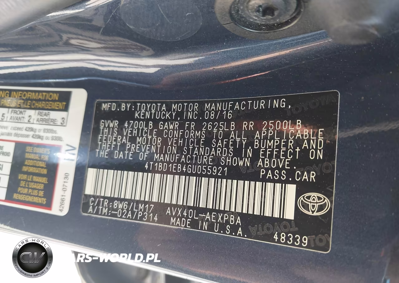 2016 Toyota Avalon Hybrid Limited VIN:4T1BD1EB4GU055921 - 9