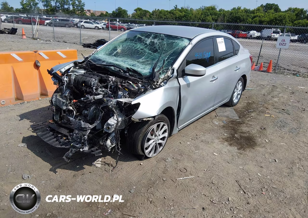 2019 Nissan Sentra Sv VIN:3N1AB7AP3KY435657 - 2