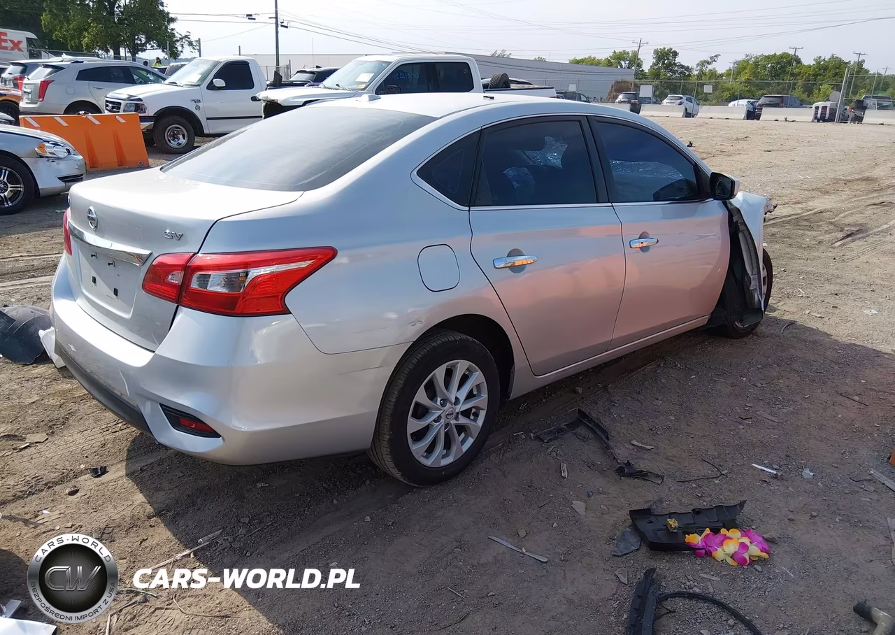 2019 Nissan Sentra Sv VIN:3N1AB7AP3KY435657 - 4