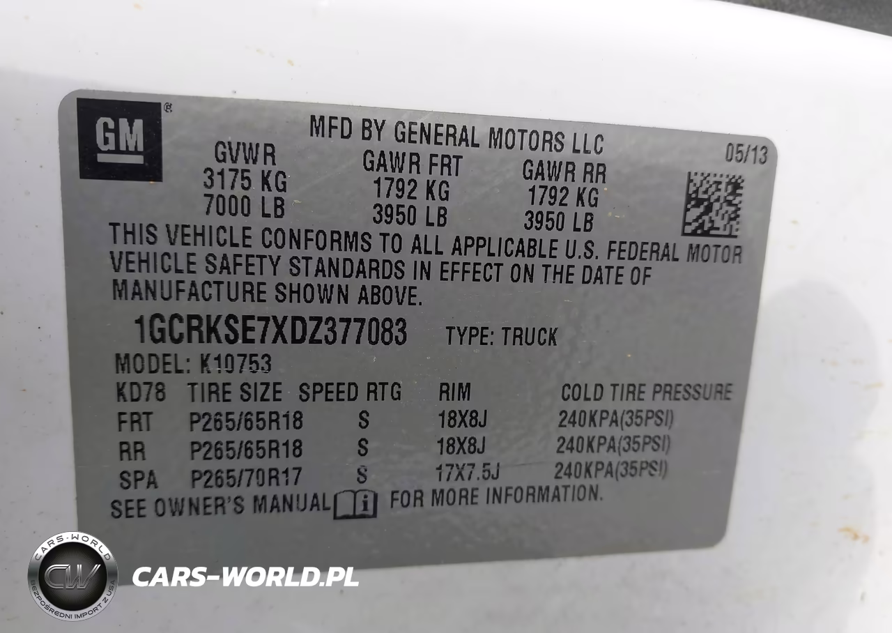 2013 Chevrolet Silverado 1500 Lt VIN:1GCRKSE7XDZ377083 - 9