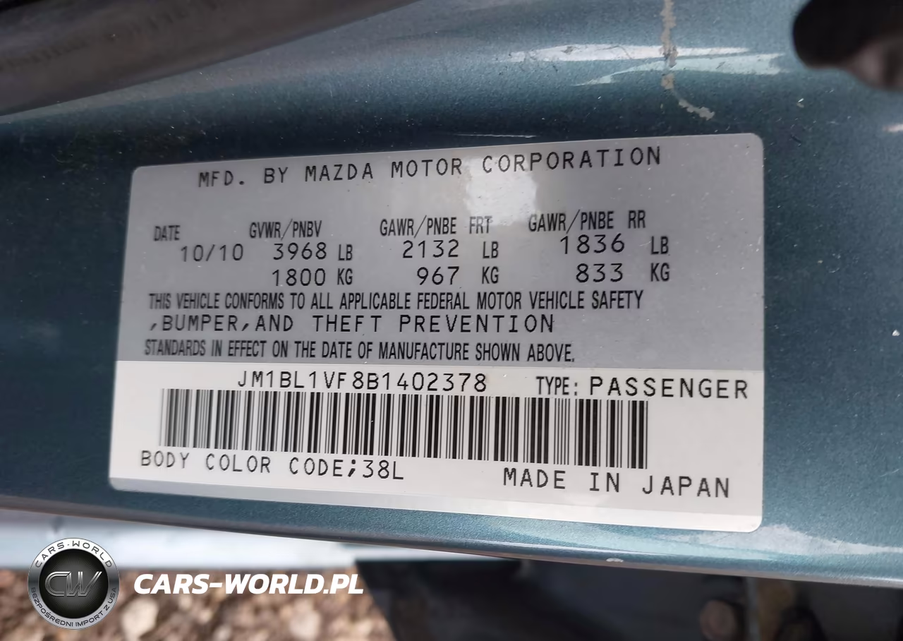 2011 Mazda Mazda3 I Touring VIN:JM1BL1VF8B1402378 - 9